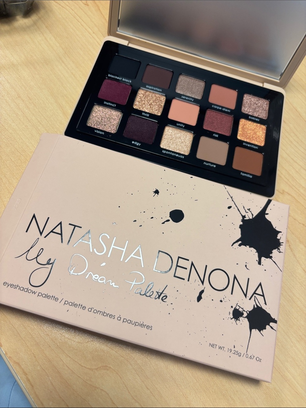 Natasha Denona My Dream Palette — Rose, Peach, Gold & Deep Plum Shades